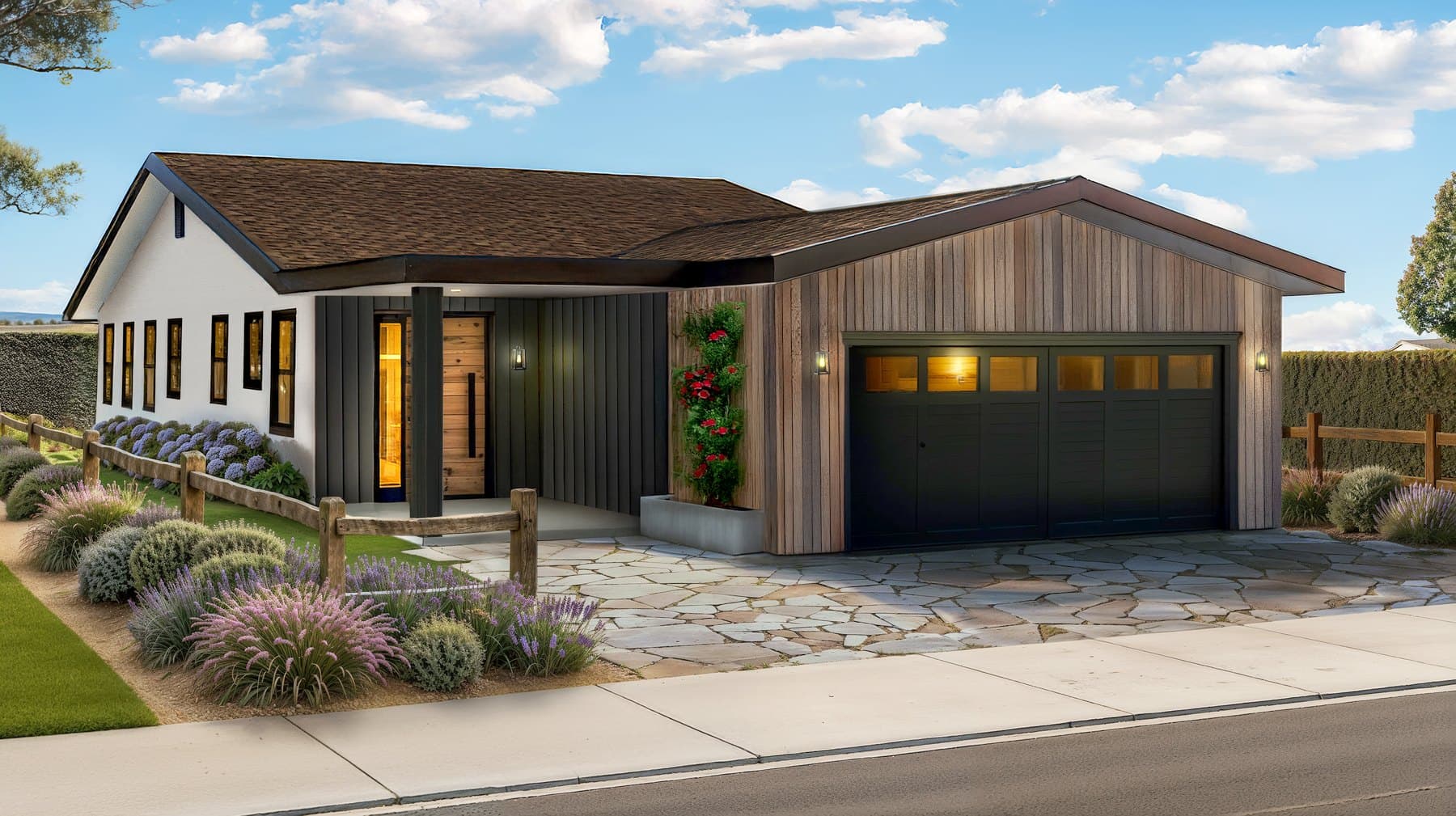 The Alder, builder grade home