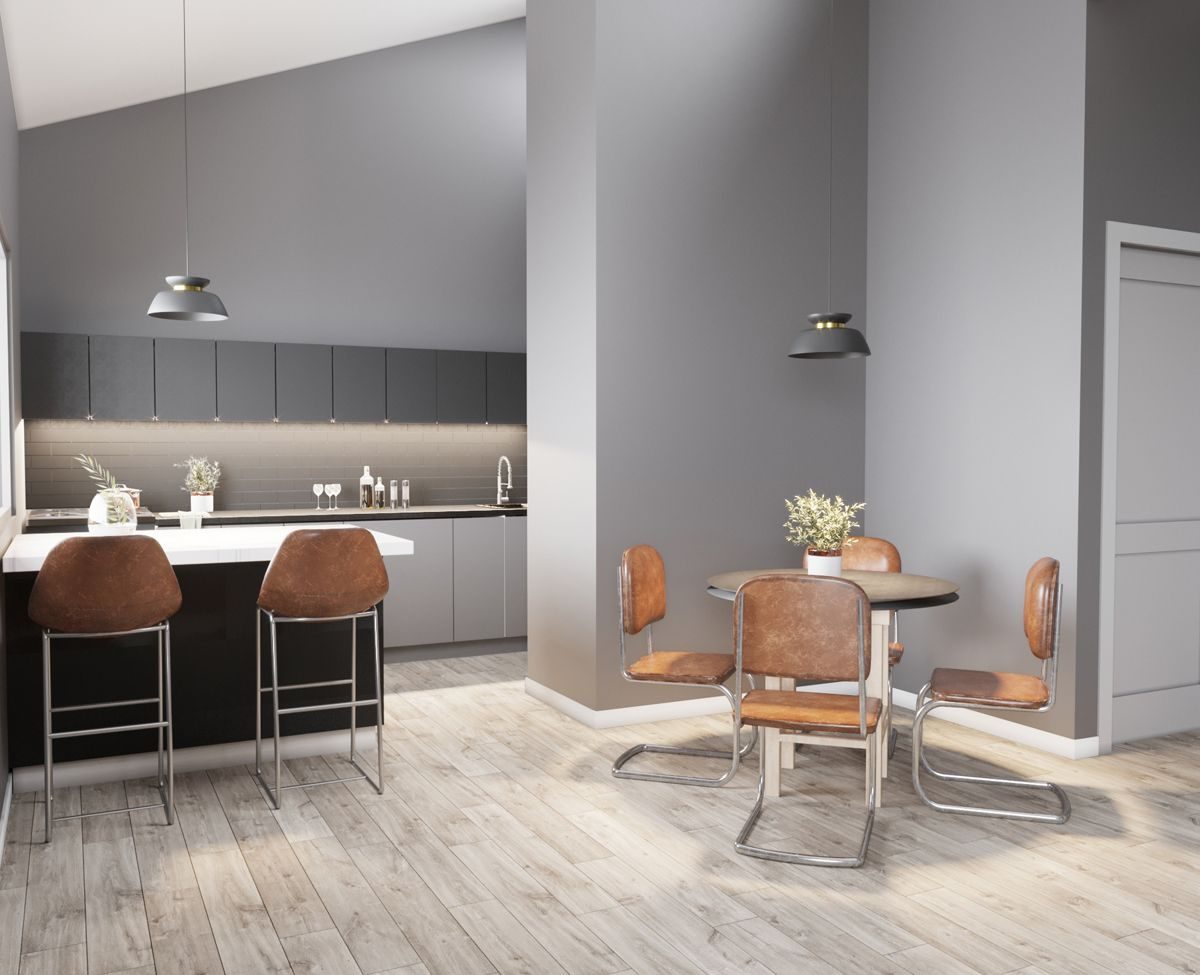 The Gem kitchen, rendering