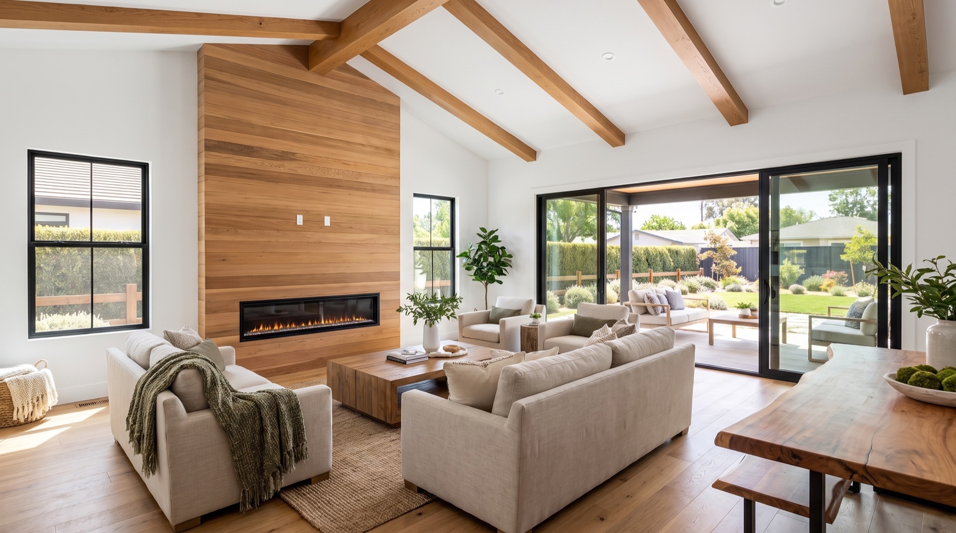 The Alder great room, rendering