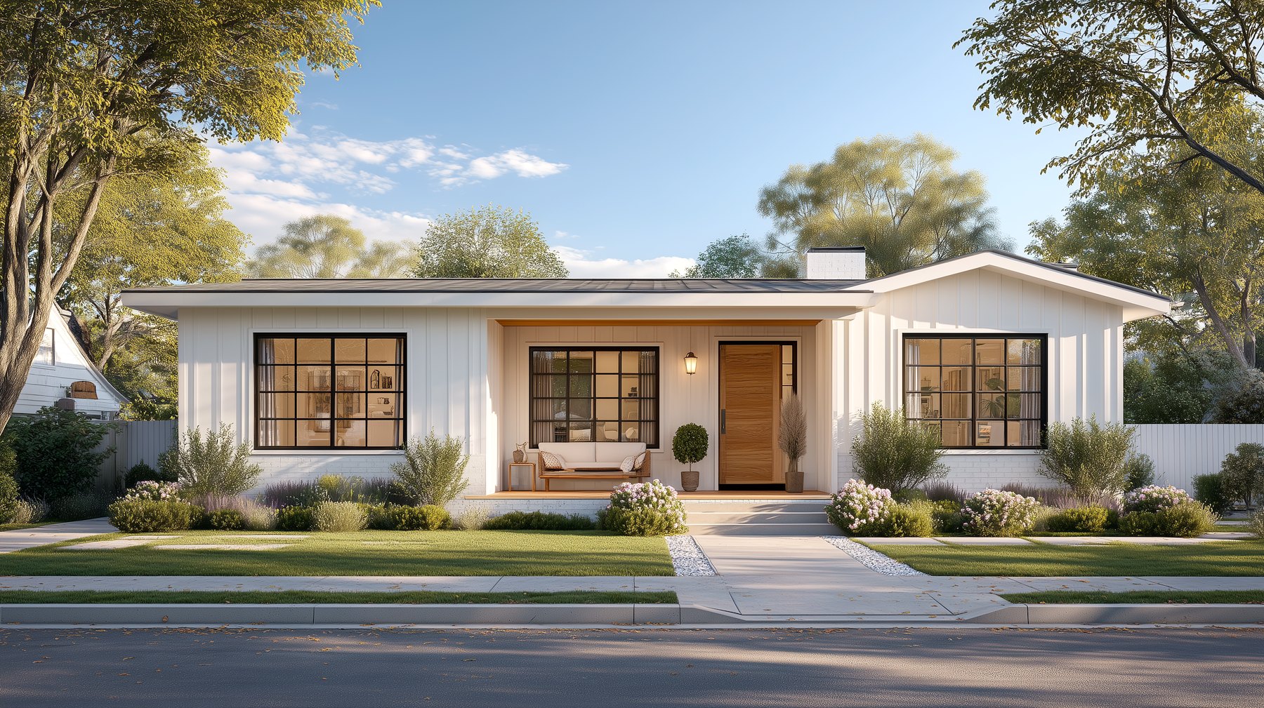 The Cypress exterior, rendering