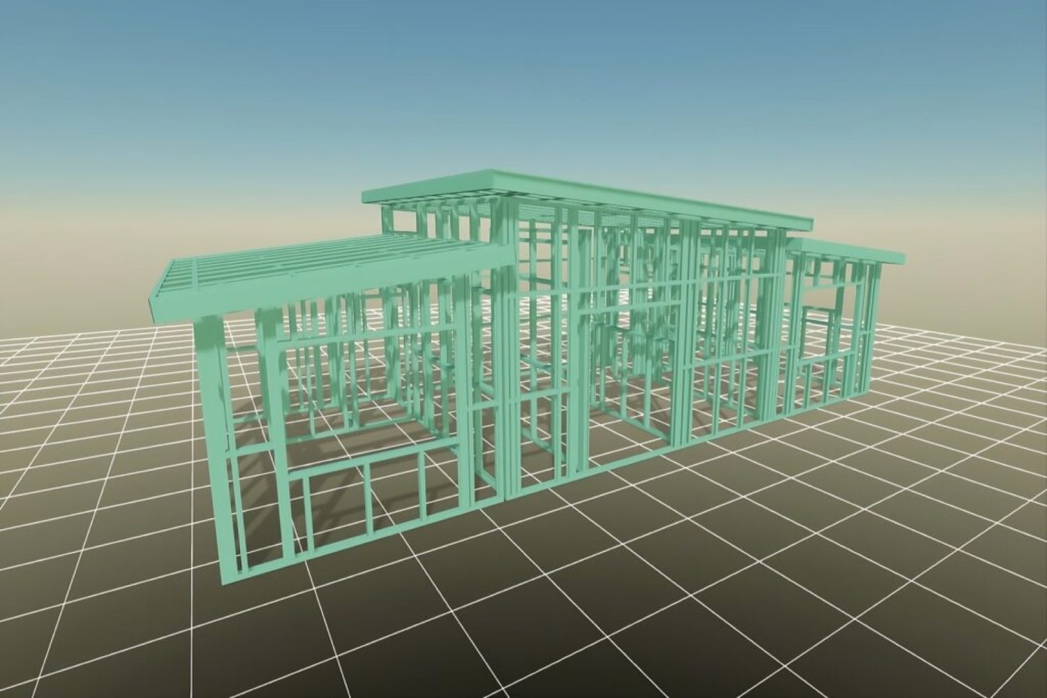 23400 Collins St light gauge steel structure